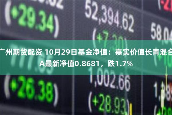 广州期货配资 10月29日基金净值：嘉实价值长青混合A最新净值0.8681，跌1.7%