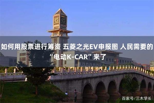 如何用股票进行筹资 五菱之光EV申报图 人民需要的“电动K-CAR”来了